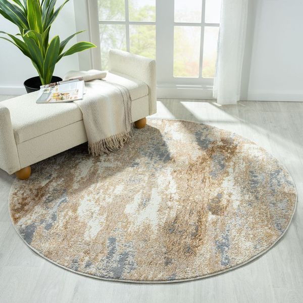 Topaz 187 Taupe Round